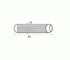 BL ESPIGA MADERA ENS05 10x40mm
