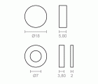 BL EMBELLECEDOR LISO SC01 18mm LT