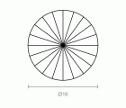 BL EMBELLECEDOR FACETADO SC02 16mm LT