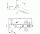 BL BISAGRA CAZOLETA CLIP ACOD BC03 35mm ZN