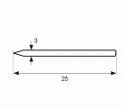 BL PUNTILLA C/PERDIDA PNT01 0,9x25mm ZN