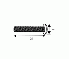 BL TORNILLO KOMBY TNE03 M6x25mm NI