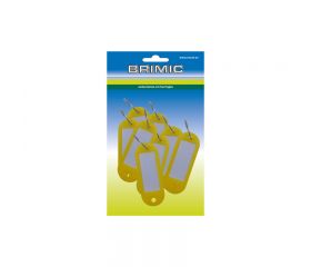 BL LLAVERO PORTAETIQUETAS PTQ02 AMARILLO