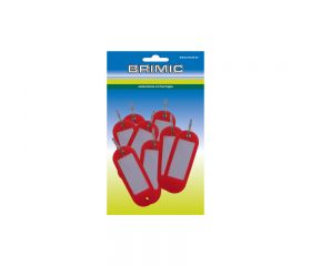 BL LLAVERO PORTAETIQUETAS PTQ02 ROJO