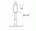 BL SOPORTE CERRADO OVAL REG STA11 30x15mm CB