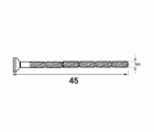 BL TORNILLO MULTICORTE TRN07 M4x45mm ZN