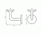 BL SOPORTE PASAMANOS TORNILLOS PMN01 NS