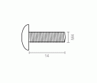 BL TORNILLO TIRADOR TRN08 M4x14mm ZN