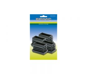 BL CONTERA RECT ALETAS CNT04 20x40mm NE