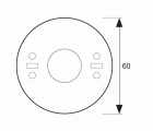 BL ESCUDO TAPAPOMO REDONDO ES04 60mm NS
