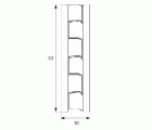 BL BISAGRA SOLAPADA S/REM BS25 53mm CB