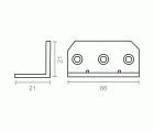 BL ANGULO REFUERZO AN08 21x21x86mm ZN