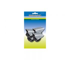 BL RUEDA MUEBLE FIJA RUM09 30mm ZN