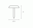 BL TACHUELA PLANA TCH01 10x15mm PV