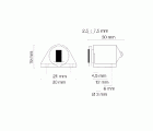 BL CIERRE MAGNETICO REG IM05 30x30mm NE
