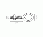 BL HEMBRILLA C/T SOLDADA HM01 M4x30mm ZN