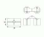 BL BISAGRA OCULTA BS01 12mm LS