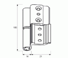 BL BISAGRA 40/20 6813 IZDA ALUM NE