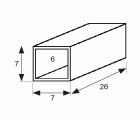 BL REDUCTOR CUADRADILLO CDD08 7-6mm NE