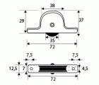 BL POLEA PUERTA CORREDERA POL08 35mm LT
