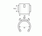 BL PINZA ZOCALO PVC/ALUMINIO ZCL06 NE