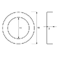 BL OVALILLO OV02 18x11x2mm LT