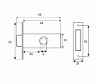 BL CONDENA PICAPORTE TUBULAR PCT04 NS