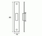 BL PICAPORTE VAIVEN PCT06 80x18mm BC