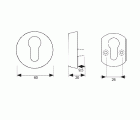 BL ESCUDO SEGURIDAD PERA ES02 60mm NS