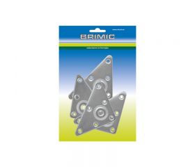 BL PLACA TRIANGULO C/ROSCA PLC13 M10 ZN
