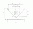 BL PLACA TRIANGULO C/ROSCA PLC13 M10 ZN