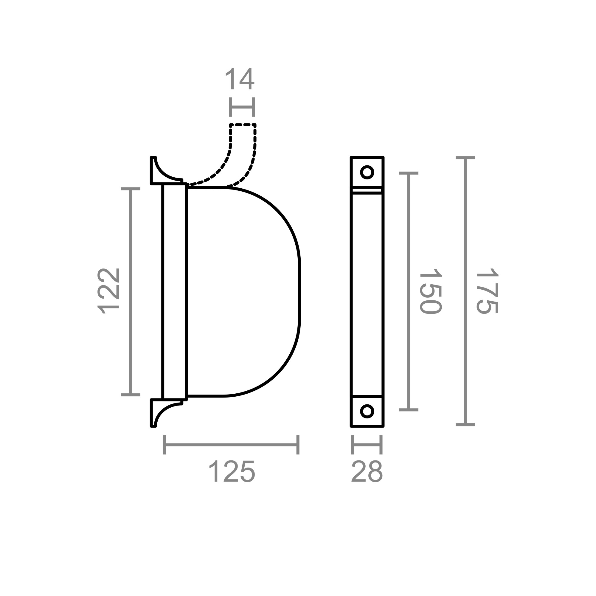 BL RECOGEDOR ABATIBLE PR02 14mm BL