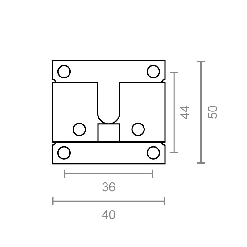 BL SOPORTE RODILLOS PR13 ZN