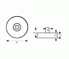 BL RODAMIENTO MAMPARA ART RD03 26mm BL