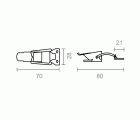 BL CIERRE CAJA CC05 70x28mm ZN