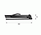 BL GARFIO CORTINA TECHO CT08 ZN
