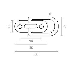 BL ANILLA C/PLACA TOLDOS AP03 ZN