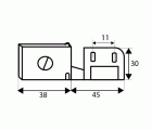 BL JGO BISAGRA CRISTAL BSC22 NI