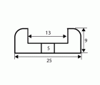 BL DESLIZANTE ATORNILLAR GOMA DZ10 25mm TR