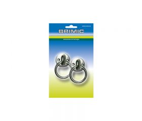 BL PLACA AMARRE REDONDA C/ANILLA AP09 33mm AISI316