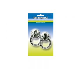 BL PLACA AMARRE REDONDA C/ANILLA AP09 40mm AISI316