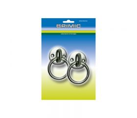 BL PLACA AMARRE REDONDA C/ANILLA AP09 50mm AISI316
