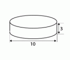 BL NEODIMIO DISCO IM28 10x3mm NI