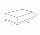 BL NEODIMIO BLOQUE IM30 30x9x2mm NI