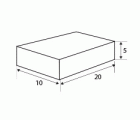 BL FERRITA BLOQUE IM35 20x10x5mm NE