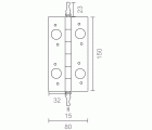 BL BISAGRA SEGURIDAD C/R CC BS15 150x80mm NE