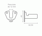BL SOPORTE LATERAL Nº7 STA20 12mm ZN
