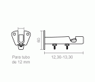 BL SOPORTE EXTENSIBLE Nº4 STA18 12mm ZN