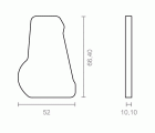 BL JGO TAPA LATERAL TOLDO P/PERFIL 65mm TLD12 BL