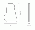 BL JGO TAPA LATERAL TOLDO P/PERFIL 75mm TLD12 BL